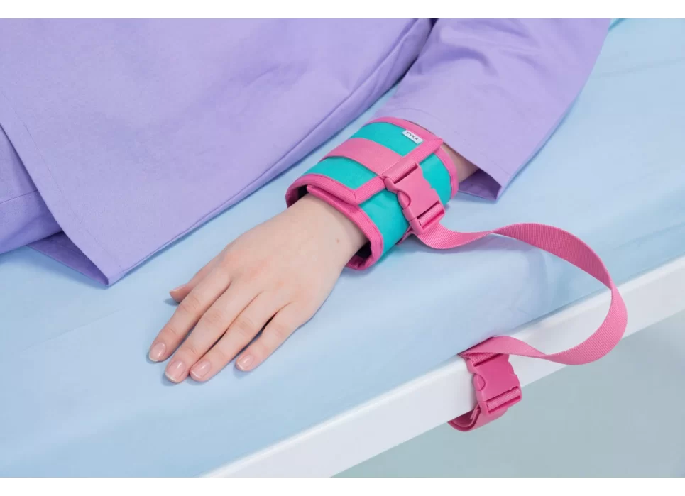 Комплект ремней для фиксации конечностей с фастексами для рук, ног, туловища, груди